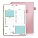 Regolden-Book To Do List Notebook Organizers - Undated Daily Planner & Journal (7x10") (Pink)