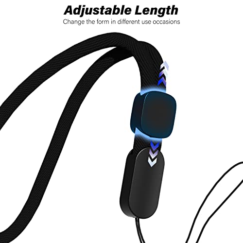 Oakxco Airpods Pro 2 Lanyard Loop Adjustable Hand Wrist Nylon Strap, Compaitbie With Airpods Pro 2Nd Generation 2022 Released, Airpods 1St/2Nd/3Rd/Pro Case With Ring, Phone Case With Hole, Black #TOP4