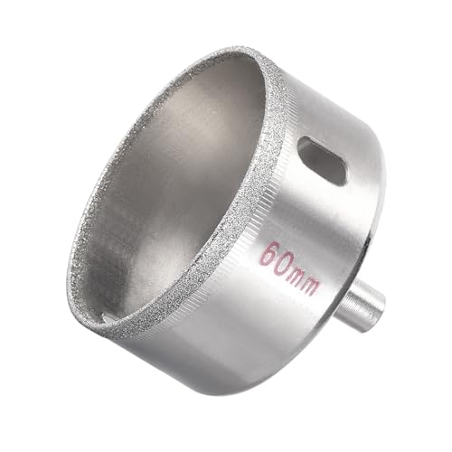 Broca corona diamante 60 mm acero niquelado miniatura 1