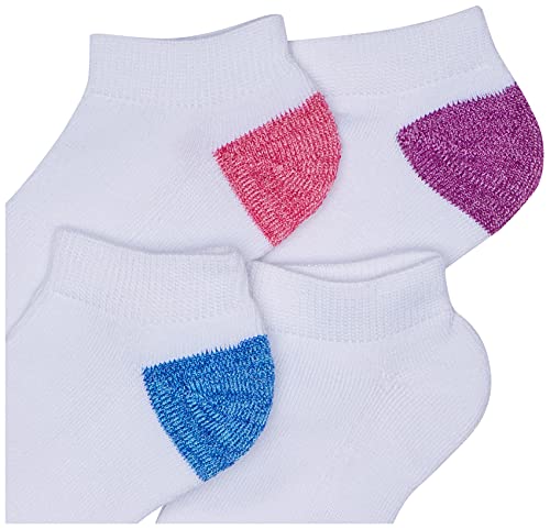 Fruit of the Loom Girls' Little Everyday Essential Cushion Low Cut Socks (10 Pack)2