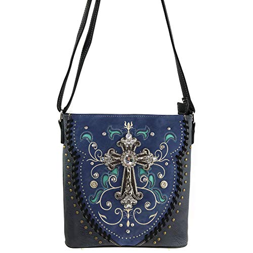 Zelris Spring Bloom Western Cross Women Conceal Carry Crossbody Messenger2