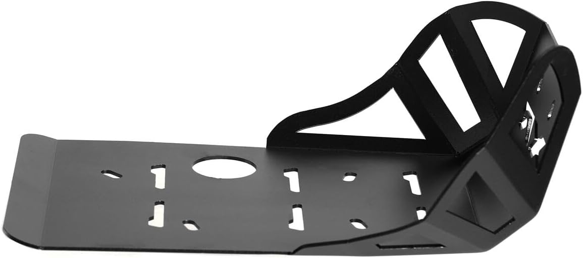 Aluminum Front Skid Plate Lower Engine Bash Cover Guard Protector Compatible with XR650L XR 650L 1992-2024 XR600R XR 600R 1989-2000 (Black)