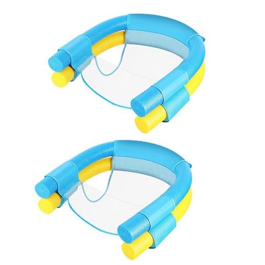 2Pack Fideos Para Piscina Cabestrillo Para Piscina Piscina Flotador Asiento Fideos Para Piscina Asiento En U Tumbona Inflable Para Piscina (Palo Espuma No Incluido)