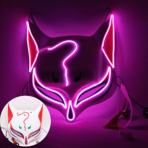 [WENJ] ����LED�ω��� ���ʃ}�X�N ��t���a���f�U�C�� �����R�����쎮 3���[�h�_�� �n���E�B��/�R�X�v��/�p�[�e�B�[�p �d�r�ʔ��� PVC�f�� �X�|���W�w�b�h�p�b�h�t�� [���s�A���i]