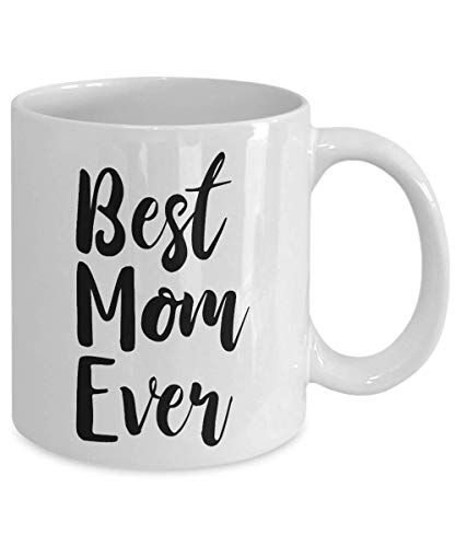 NA Best Mom Ever Professional Barista Taza Grande y acogedora Personalizada para café con Leche y té