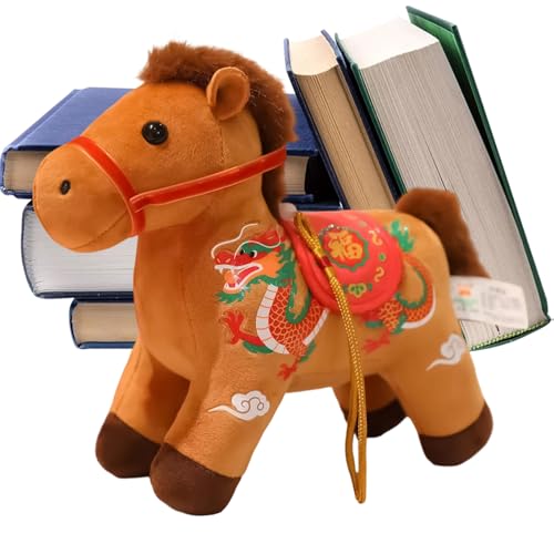 Genérico Peluche De Caballo - 2026 Linda Muñeca Abrazable - Animal De Peluche De Caballo Lindo,para Cumpleaños Navidad Decoración del Hogar Habitación Infantil Fiesta Colección Exhibición