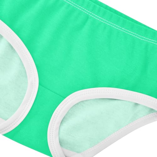 Joisal Cotton Toddler Girls Underwear Spring Green Little Girl Panties Florals Briefs Kids Undies 2t4