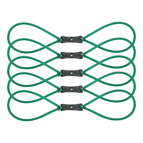 OBTOUTDOOR 5Pcs Slingshot Replacement Bands Tubular Elastic Rubber Slingshot Band for Hunting Catapults (2050)