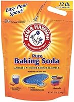 Arm & Hammer Pure Baking Soda 12lb - Food Grade Versatile Cleaner for Baking, Odor Control & Household Use