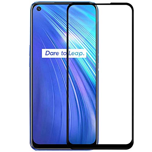 Image of Tempered Glass Screen Protector Compatible For Realme 7 Smartphone Full Screen Coverage (Except Edge To Edge) And Free Complete Easy Installation Kit