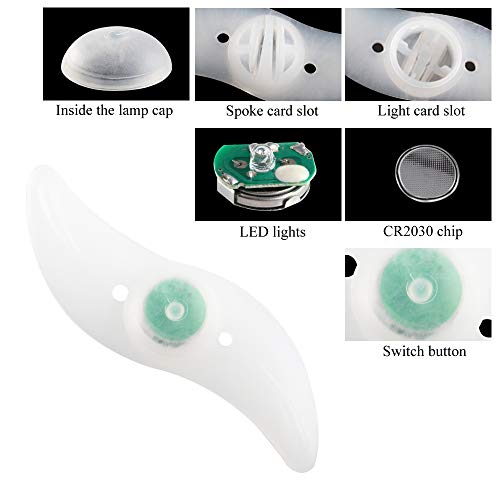 Teguangmei Luci dei Raggi della Bicicletta,6pz
