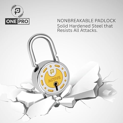 Image of Azco Round Lock 65mm 10 Keys 8 Levers Padlock | Double Locking Heavy Shackle | Lock and Keys for Home Door Shutter Shop Office Main Gate | Silver Gold Finish (Pack of 1)
