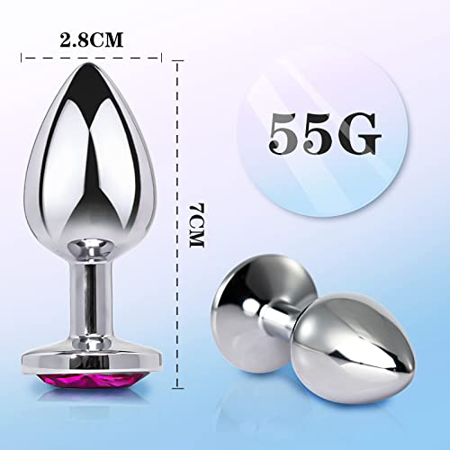 Anal Plug Adult Sex Toy,Jeweled Anal Toys Adult Sex Toys Games Butt Plug,Personal Anal Plug Sex Toy For Adult Women,Men And Couples,Rose Jeweled G Spot Anal Beads Anal Toy #TOP4