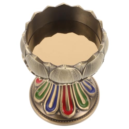 OSALADI Lotus Ghee Lamp Holder Lotus Tealight Candle Holders Votive Candle Holders Pillar Candle Holder for Wedding Party Baby Bride Shower Party Table Centerpieces