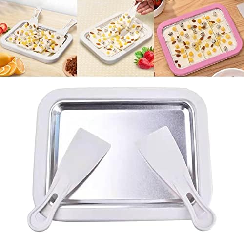 Miniatura 5 de Plato con 2 s Hielo Rodado Casero, Sorbete, Hielo Casero (Blanco)