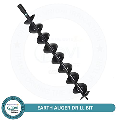 Image of DVI Heavy Duty earth Auger bit Used for Tree PLANTATION, Hole DIGGING (4 inchinch Bit)