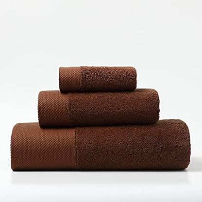 FENXIXI Baumwolltuch Set Badezimmerhandtuch Handtuch Gesichtstuch Weiches und Dickes Hotel (Color : D)
