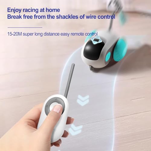 Brinquedo interativo para gatos | Brinquedo para gato com controle remoto e movimento automático - B