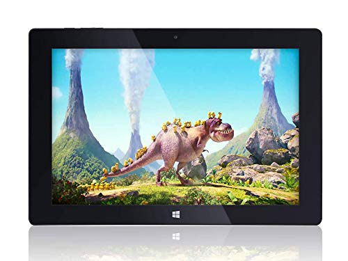 10" Fusion5 Ultra Slim Windows Tablet PC- (Full Size USB 3.0, Intel Quad-core, 5MP and 2MP Dual Cameras, HDMI, Bluetooth, Windows 10 Home Tablet Computer) (64GB)