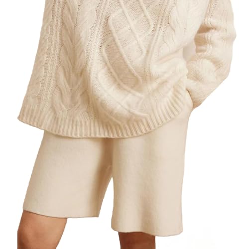 Short en tricot premium pour femme coupe droite et détails soignés