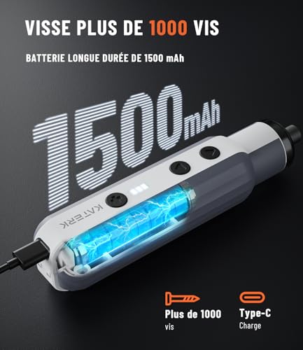 Mini tournevis pour jouets Katerk sans fil equipe de LED S2