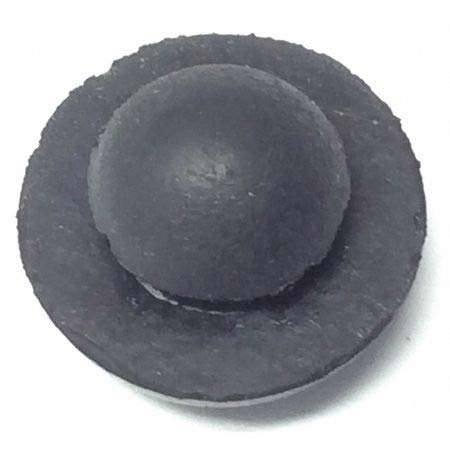 Bumper, Rubber, Black, 11"32"H x 11-32"W, PK.100
