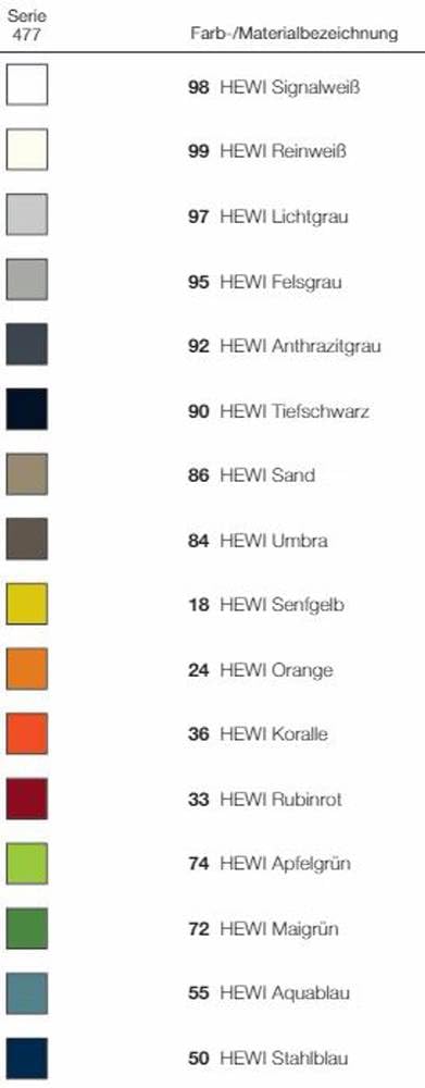 Hewi Seifenablage Serie 477 klein mit Noppen, Farbe:92 (anthrazitgrau)