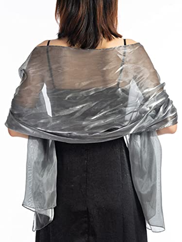 Aukmla Women's Shawls and Wraps for Evening Dress Wedding Party Prom Scarf 1920s Stole Cover Up for Women and Girls