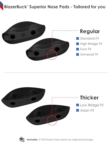 Image of BLAZERBUCK Replacement Nose Pads for Oakley Straight Jacket 2007 Sunglass