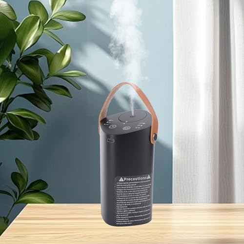 Difusor aromático eléctrico portátil de aluminio para auto miniatura 2