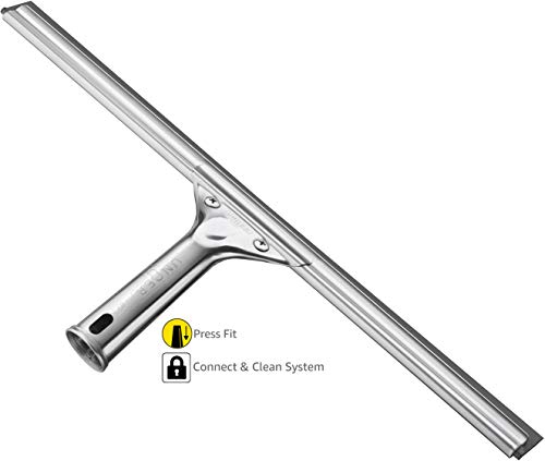 Unger Professional Stainless Steel Heavy-Duty Squeegee, 16"