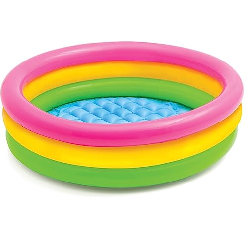 Piscine familiale gonflable 114 cm pour rafraîchir vos enfants en sécurité
