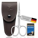 marQus Forbici per Unghie – Extra affilate con taglio curvo, perfette per mani e piedi. Fornite con custodia pratica e adatte anche per mancini. Qualità tedesca per un taglio preciso e sicuro