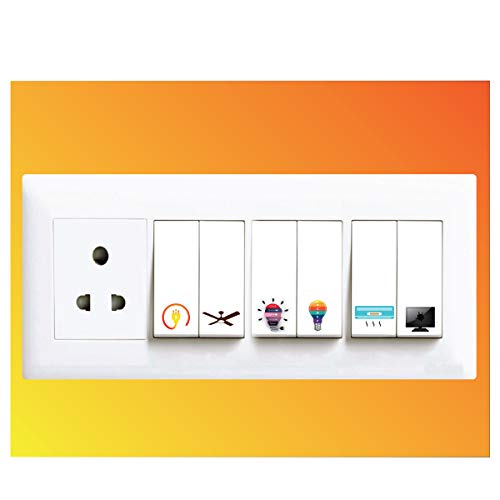 ISEE 360® Switch Id Label Stickers For Home Office Public Pl...
