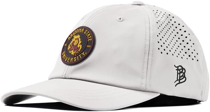 Branded Bills Officially Licensed x Arizona State Sun Devils Performance Dad Hat Collection ASU Sparky's Legacy PVC