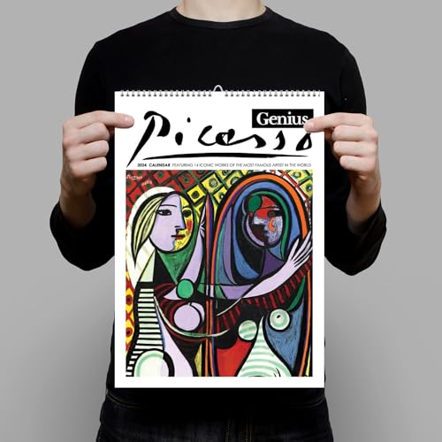 Image of Tallenge - Pablo Picasso - 2024 Wall Calendar - 12 x 17 Inches for Home & Office (Paper, Wall Calendar)