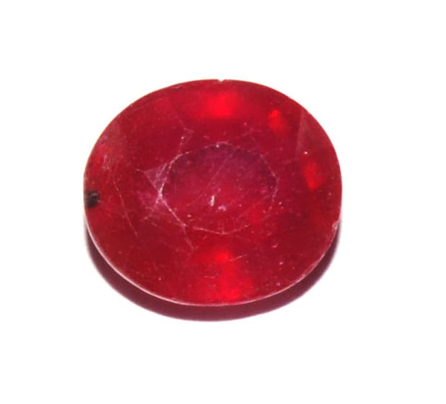 AMZ15695 - Pietra di rubino birmano certificata 10,25 Ratti Manikya/Maanik//pietra portafortuna Manik con rapporto sui test di laboratorio-AMZ15695, Small, Pietra preziosa