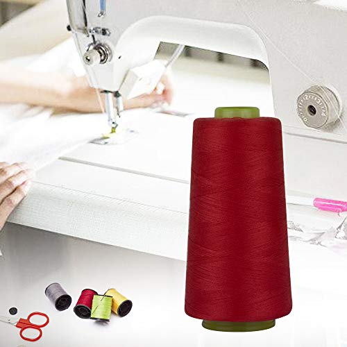 Rcl 100% Polyester Sewing Thread Spools - 3000 Yards/1 Spool Of Yarn, 40/2 All-Purpose Connecting Threads For Sewing Machine And Hand Repair Works (Red) #TOP3