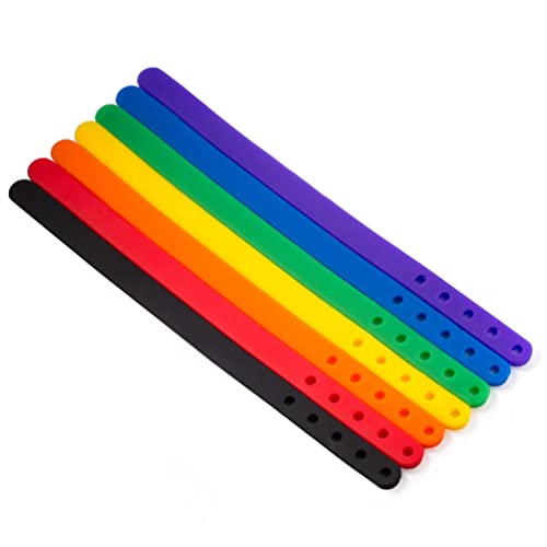 MZZJ 7 Pack-Free Engraved Medical Health Alert Safety ID Jewelry Food Drug Allergy Bracelet for Teens Adult,100% Silicone Rubber Outdoor Sport Warning Bracelet Band,Size Adjustable4