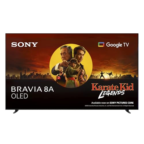 Sony BRAVIA 8A OLED 65 Inch 4K HDR Google Smart TV Gaming Features for PlayStation 5 and IMAX Enhanced Dolby Vision Atmos Google Cast Apple AirPlay 120Hz 65XR8A