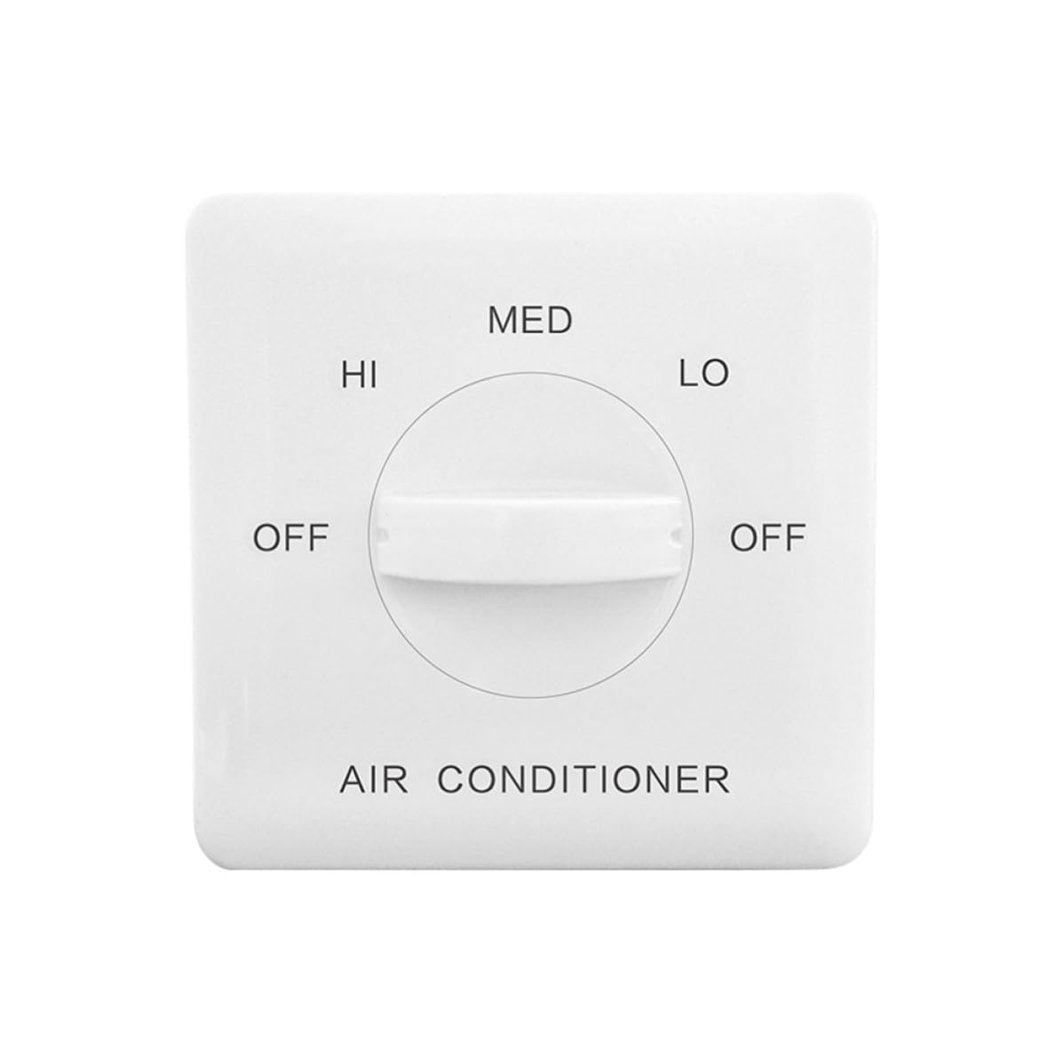 Interruttore Fan Coil Termostato Ventilconvettori e Comando Parete per Fancoil, Pannello di Controllo Temperatura per Ambienti Residenziali, Montaggio Semplice