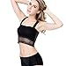 Lookatool Women's Strap Bandage Wrapped Chest Crop Tops Tank Crop Top (Black) OS