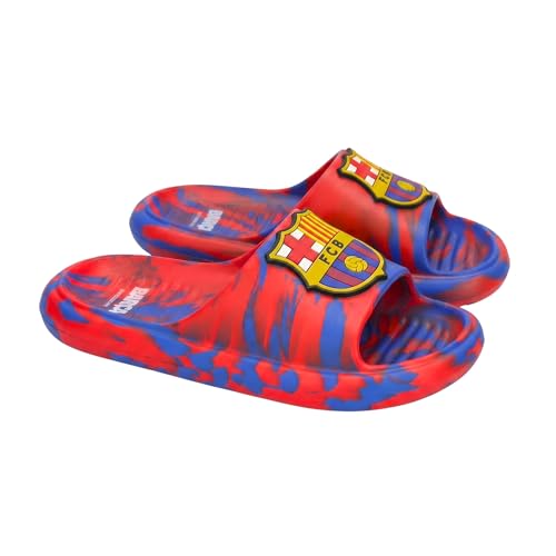 FC Barcelona Sandalias para Niño, Zuecos de Verano, Talla EU 32/33