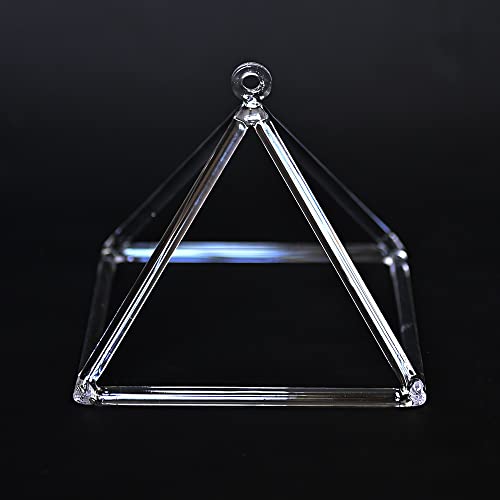 Pyramide chantante en cristal contre le stress et pour l'ajustement émotionnel