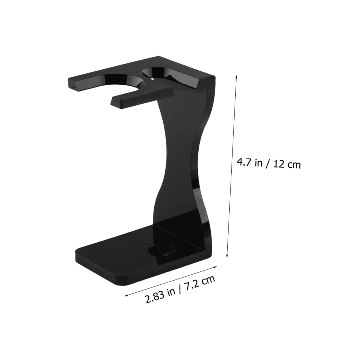 Ipetboom 3pcs Shaving Soap Brush Stand Beard Brush Holder Razor Stand for Desktop