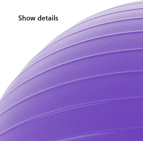 Pelota de yoga pilates y flexibilidad con inflador incluido en pack 6