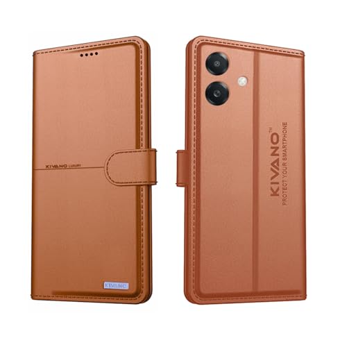 Image of Compatible with Oppo A3x 4G / Oppo A3 5G / Oppo A3x 5G Flip Cover | Leather Finish | Inside Pockets & Inbuilt Stand | Shockproof Wallet Style Magnetic Closure Back Cover Case