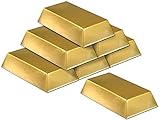 Gold Bar Decorations-6 Per Unit