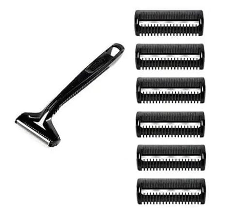alku G Guard Shaving Razor for Men | Super Value Pack with upto 6 Month of shaving | Safety comb and flexible head for a safe shave (1 Razor with 6 Cartridges)