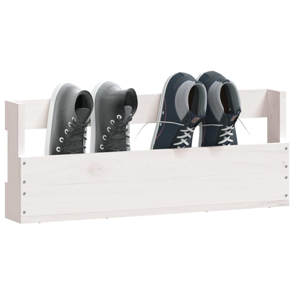 Étagère à chaussures murale meuble de rangement compact salon couloir